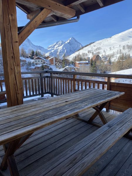 photo 4 Owner direct vacation rental Les 2 Alpes chalet Rhone-Alps Isre View from the terrace