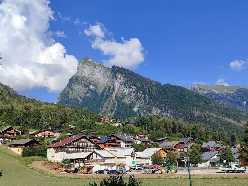 photo 13 Owner direct vacation rental Samons appartement Rhone-Alps Haute-Savoie View from the balcony