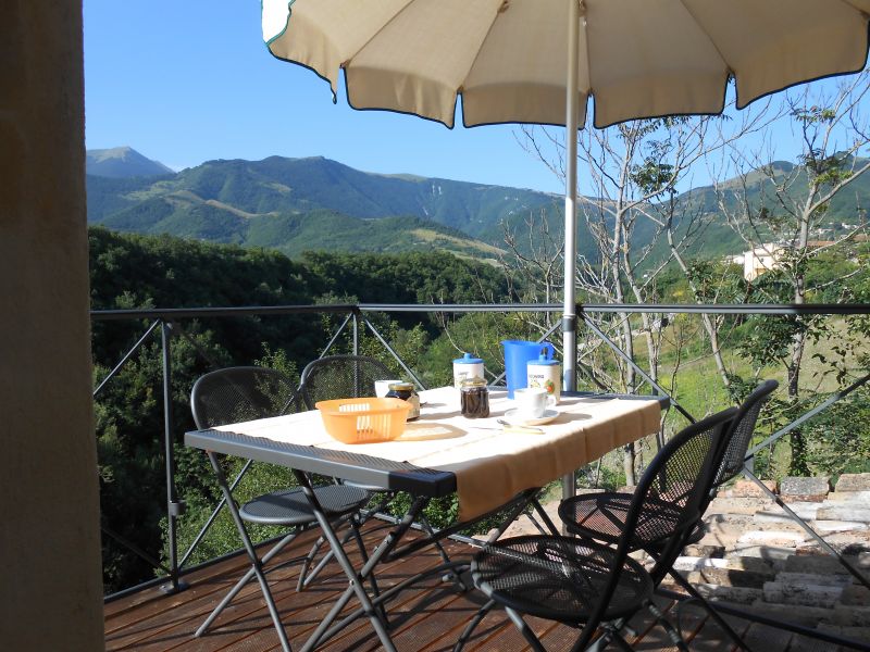 photo 8 Owner direct vacation rental Cagli appartement Marche Pesaro Urbino Province Balcony