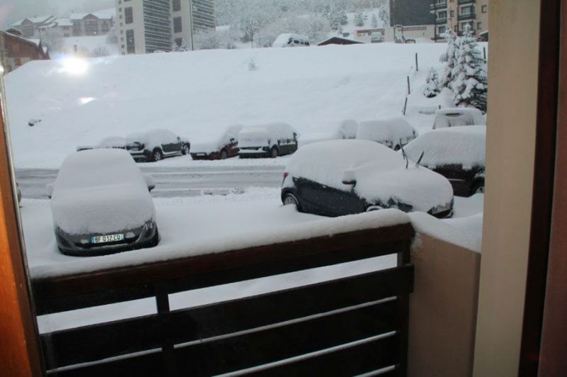 photo 13 Owner direct vacation rental Les Menuires studio Rhone-Alps Savoie View from the balcony