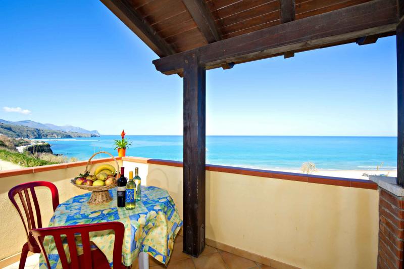 photo 7 Owner direct vacation rental Castellammare del Golfo villa Sicily Trapani Province View from the balcony