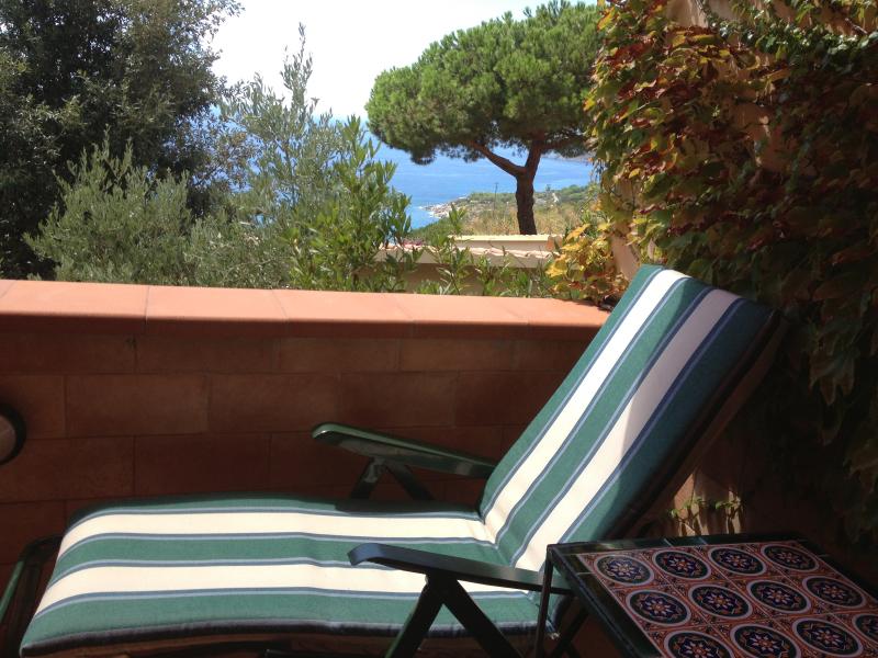 photo 10 Owner direct vacation rental Campo nell'Elba appartement Tuscany Elba Island View from the terrace