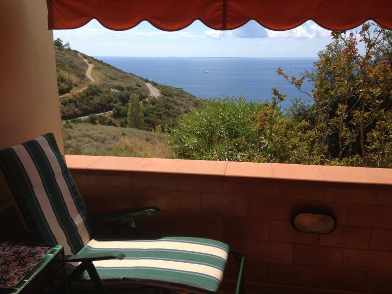 photo 11 Owner direct vacation rental Campo nell'Elba appartement Tuscany Elba Island View from the terrace