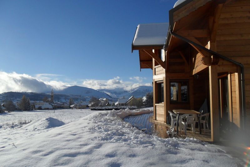 photo 5 Owner direct vacation rental Ancelle chalet Provence-Alpes-Cte d'Azur Hautes-Alpes View from the terrace