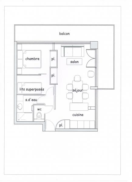 photo 10 Owner direct vacation rental La Plagne appartement Rhone-Alps Savoie Map of property