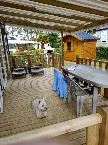 photo 1 Owner direct vacation rental Quend Plage mobilhome Picardy Somme View from the terrace