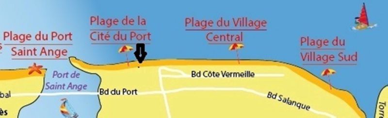 photo 20 Owner direct vacation rental Le Barcares villa Languedoc-Roussillon Pyrnes-Orientales Area map