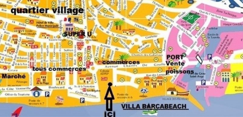 photo 19 Owner direct vacation rental Le Barcares villa Languedoc-Roussillon Pyrnes-Orientales Area map