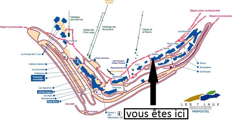 photo 10 Owner direct vacation rental Les Sept Laux appartement Rhone-Alps Isre Map of property