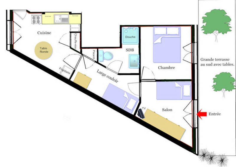 photo 11 Owner direct vacation rental Les Salles sur Verdon appartement Provence-Alpes-Cte d'Azur Var Map of property