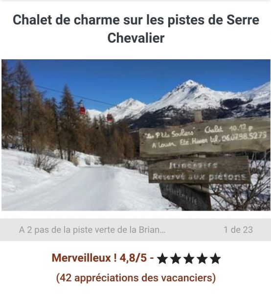 photo 5 Owner direct vacation rental Serre Chevalier chalet Provence-Alpes-Cte d'Azur Hautes-Alpes