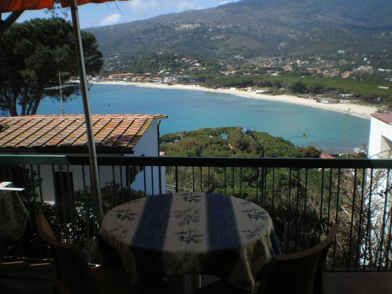 photo 11 Owner direct vacation rental Campo nell'Elba appartement Tuscany Elba Island View from the terrace