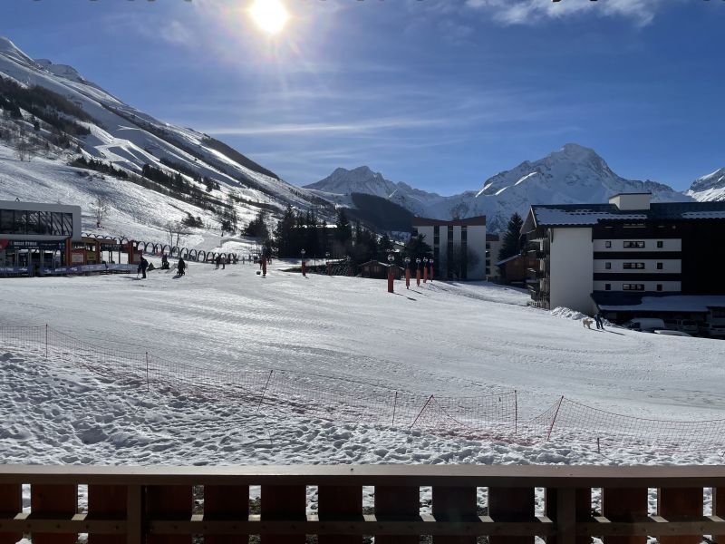 photo 4 Owner direct vacation rental Les 2 Alpes studio Rhone-Alps Isre View from the terrace