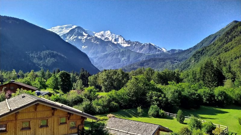 photo 7 Owner direct vacation rental Chamonix Mont-Blanc studio Rhone-Alps Haute-Savoie View from the balcony