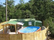 Gironde swimming pool vacation rentals: bungalow # 128651