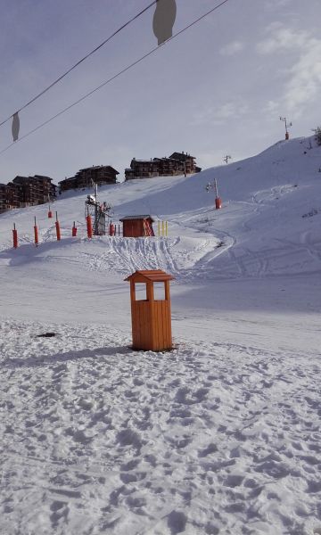 photo 9 Owner direct vacation rental La Plagne studio Rhone-Alps Savoie View from the balcony