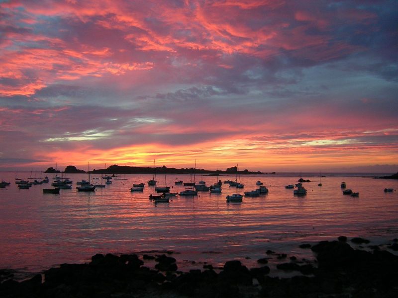 photo 11 Owner direct vacation rental Landunvez maison Brittany Finistre View from the property