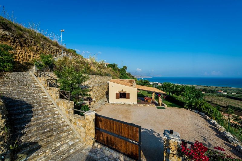 photo 10 Owner direct vacation rental Castellammare del Golfo villa Sicily  View of the property from outside