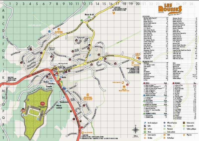 photo 23 Owner direct vacation rental Les Rousses appartement Franche-Comt Jura Map of property