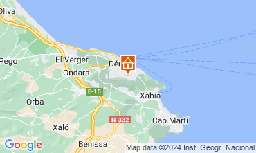 Map Denia Villa 9700