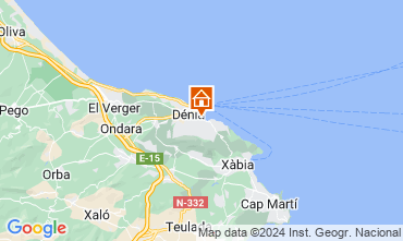 Map Denia Apartment 71551