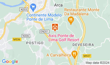 Map Ponte de Lima Apartment 129074