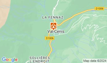 Map Termignon la Vanoise Apartment 126417