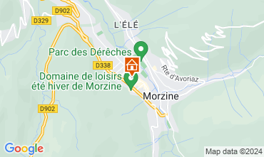 Map Morzine Apartment 123398