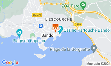 Map Bandol Apartment 89062