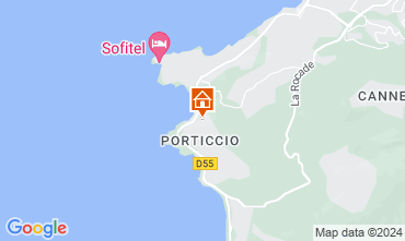 Map Porticcio Apartment 111942