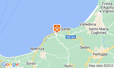 Map Castelsardo Apartment 128247