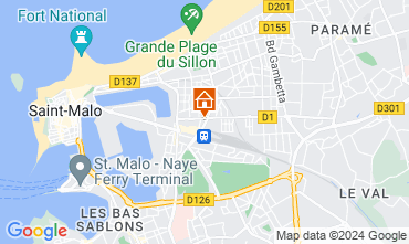 Map Saint Malo Apartment 36236