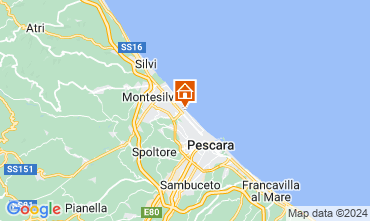 Map Pescara Apartment 87229