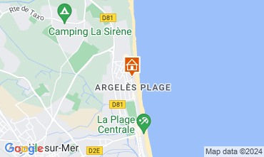 Map Argeles sur Mer One-room apartment 114654