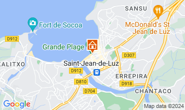 Map Saint Jean de Luz One-room apartment 9304