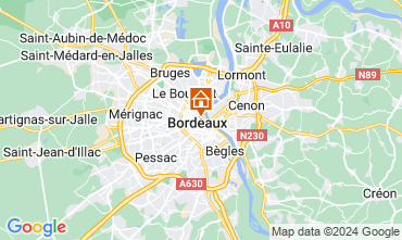 Map Bordeaux Apartment 127662