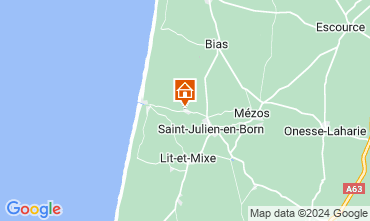 Map Saint-Julien-en-Born Mobile home 119377