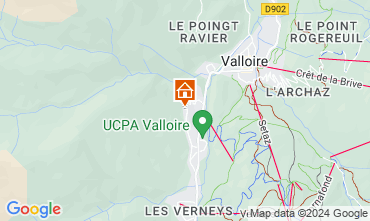 Map Valloire Vacation rental 31573