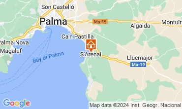 Map Palma de Mallorca Apartment 126799
