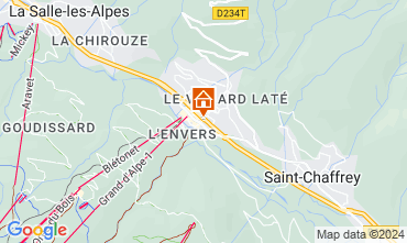 Map Serre Chevalier Apartment 66394