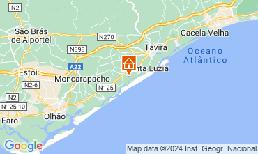 Map Luz de Tavira Vacation rental 125287