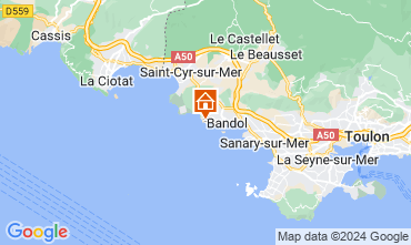 Map Bandol Apartment 64275