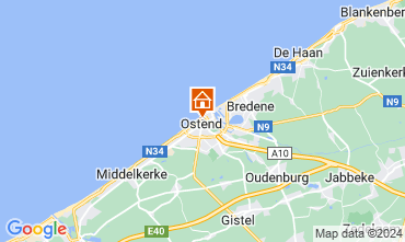 Map Ostend Apartment 122360