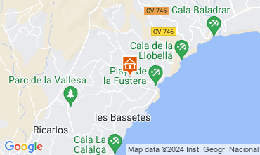 Map Calpe Villa 124863