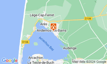 Map Andernos les Bains House 128836