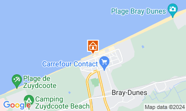 Map Bray-Dunes Apartment 125666