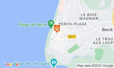 Map Berck-Plage Vacation rental 123245