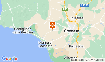 Map Grosseto Vacation rental 17537