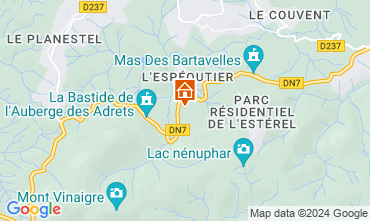 Map Mandelieu la Napoule Apartment 73716