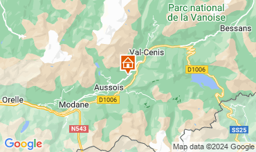 Map Val Cenis Apartment 109648